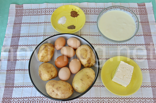 Картофи по савойски - продукти