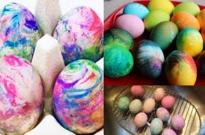 боядисване на яйца за Великден