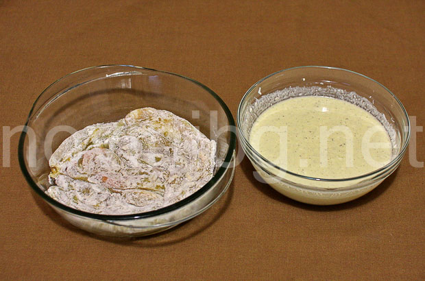 Обърната солена торта от чушки - подготовка на чушките
