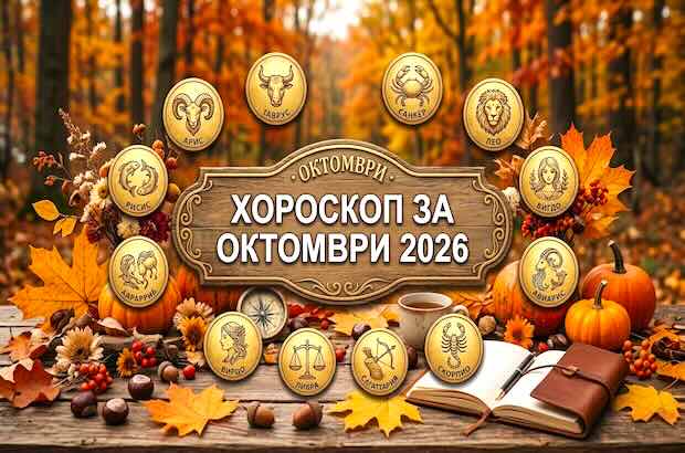 Хороскоп за октомври 2026