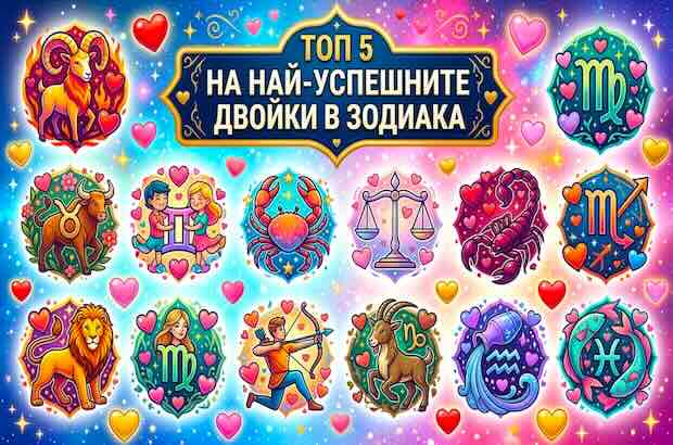 Успешни двойки в зодиака